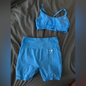 Gymshark Vital sculpt 2.0 electric blue set